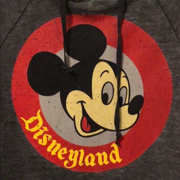 Vintage Disneyland grey extra small hoodie - Picture 4 of 4